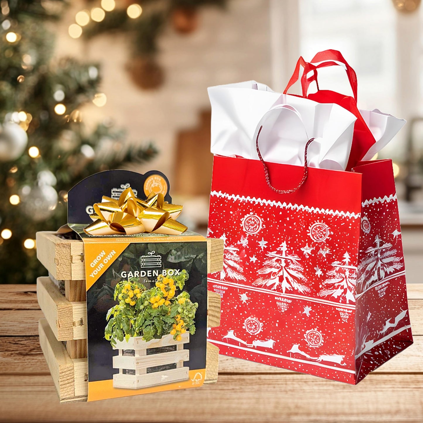 Tomato Grow Your Own Kit with Planter, Soil Mix & Seeds