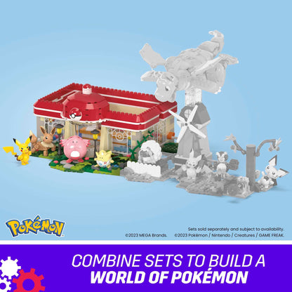 Mega Pokémon Forest Playset with Pikachu, Chansey, Eevee & Togepi HNT93