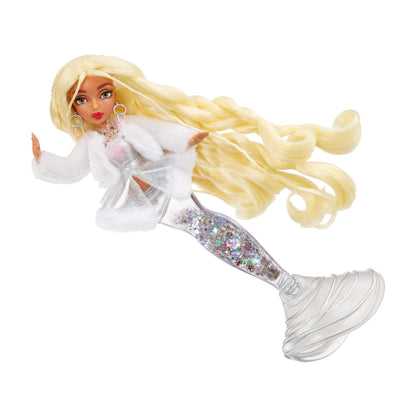 Mermaze Mermaidz Winter Waves Gwen Mermaid Doll with Color Changing Fin & Glitter Tail