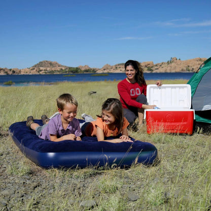Topline Inflatable Air Bed Double Mattress with Air Pump
