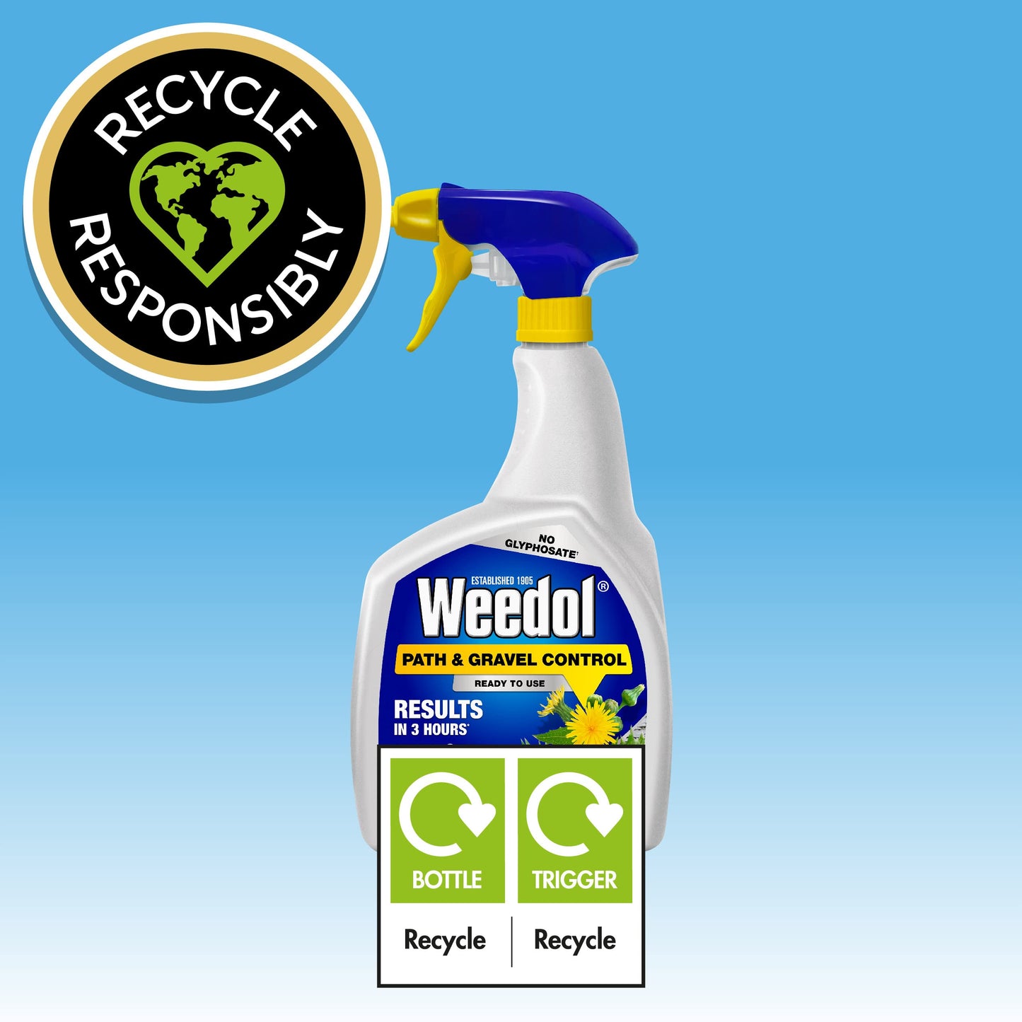 Weedol Path & Gravel Weedkiller Ready to Use 1L