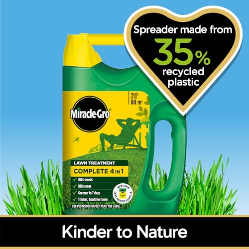 Miracle-Gro EverGreen Complete 4-in-1 Lawn Food Weed & Moss Control 80m²