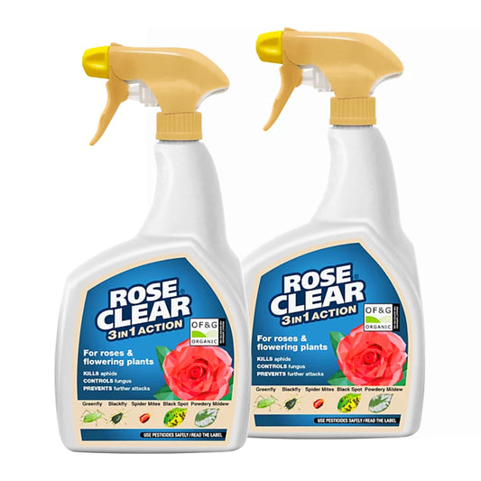 Rose Clear Bug Spray Killer 800ml Pack of 2