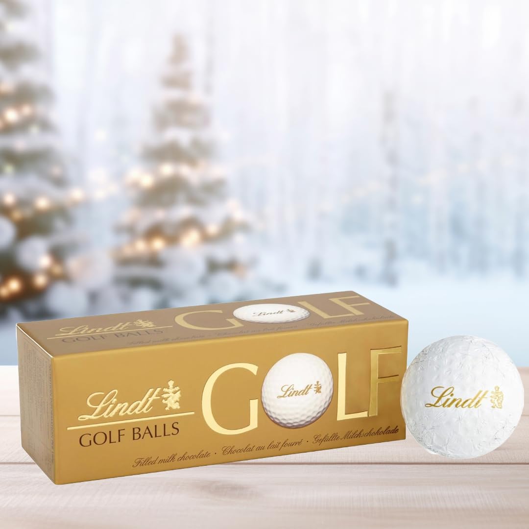 Milk Chocolate Golf Balls Hazelnut Filling 110g Pack of 2