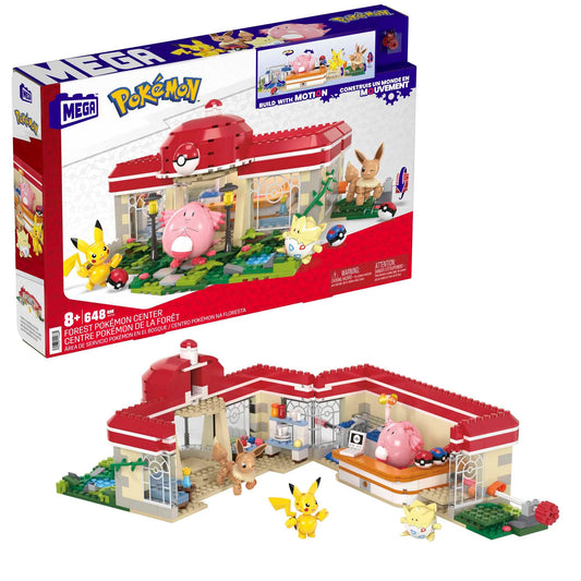 Mega Pokémon Forest Playset with Pikachu, Chansey, Eevee & Togepi HNT93