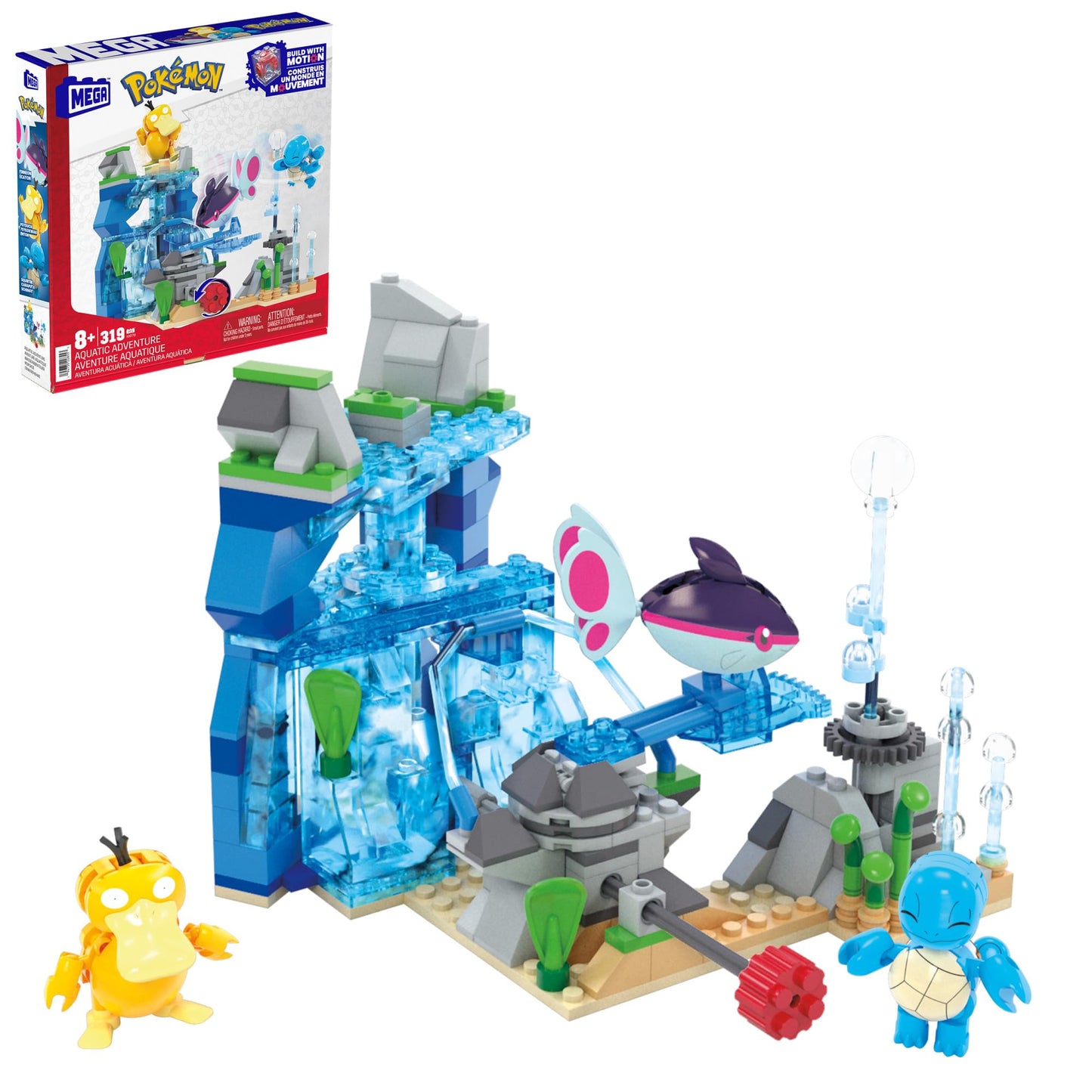 Mega Pokémon Forest Playset with Pikachu, Chansey, Eevee & Togepi HNT93