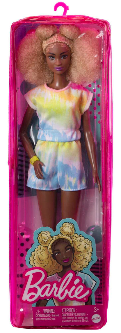 Barbie Fashionistas Doll Curvy with Black Hair and Dress