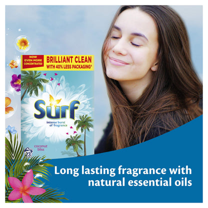 Surf Coconut Bliss for Fabric Care Laundry Powder for Brilliantly Clean Laundry Every Time 1.15 kg 23 Washes (Pack of 4)
