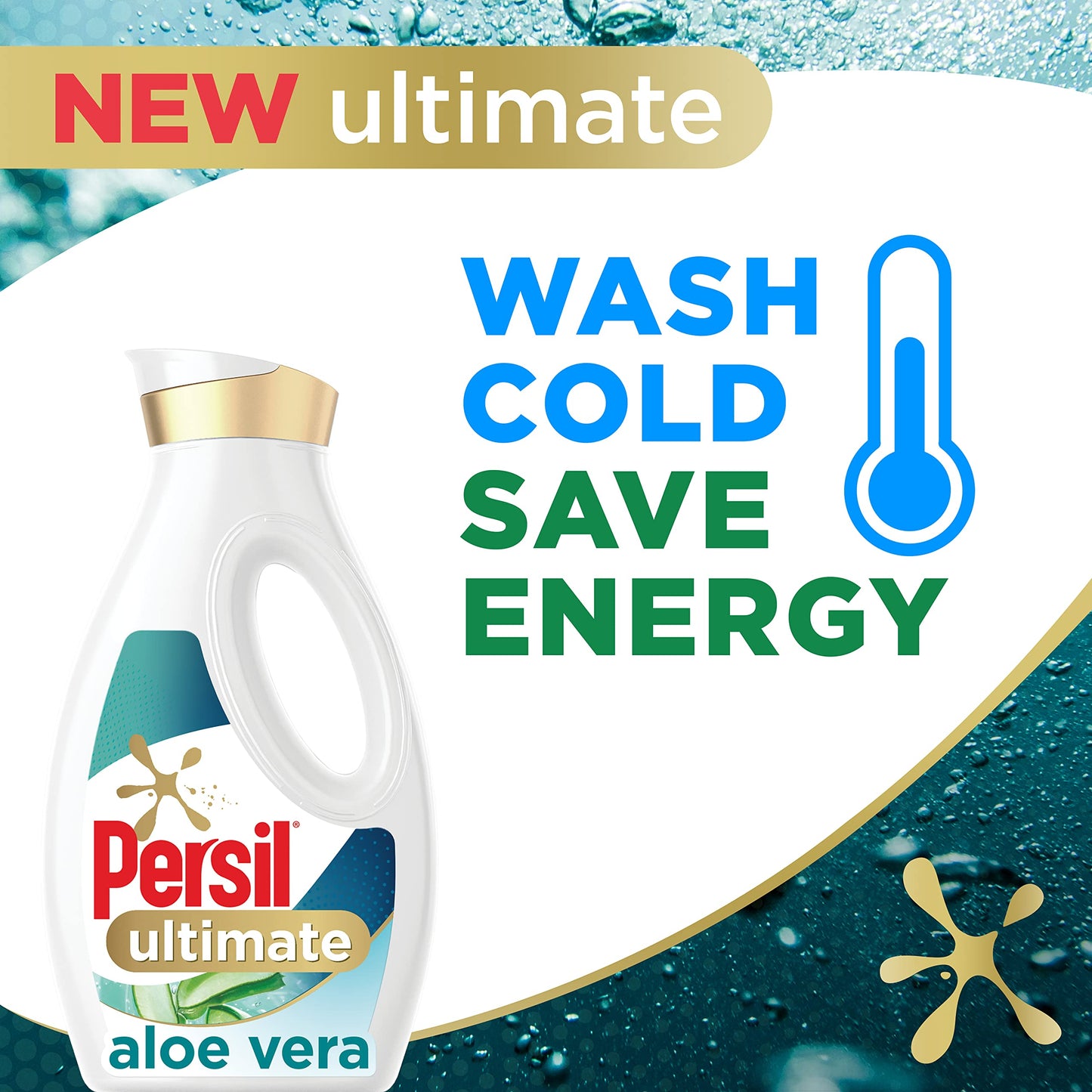 Persil Ultimate Non Bio Aloe Vera Laundry Liquid 4x1.404L (208 washes)