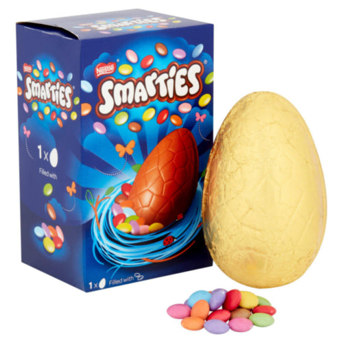 Milk Chocolate Easter Egg 3-Pack – Smarties 100g, Maltesers 96.5g & Kit Kat Chunky 110g